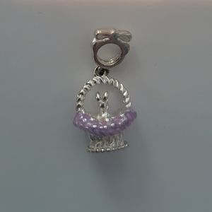 Chamilia Easter Basket hanging charm